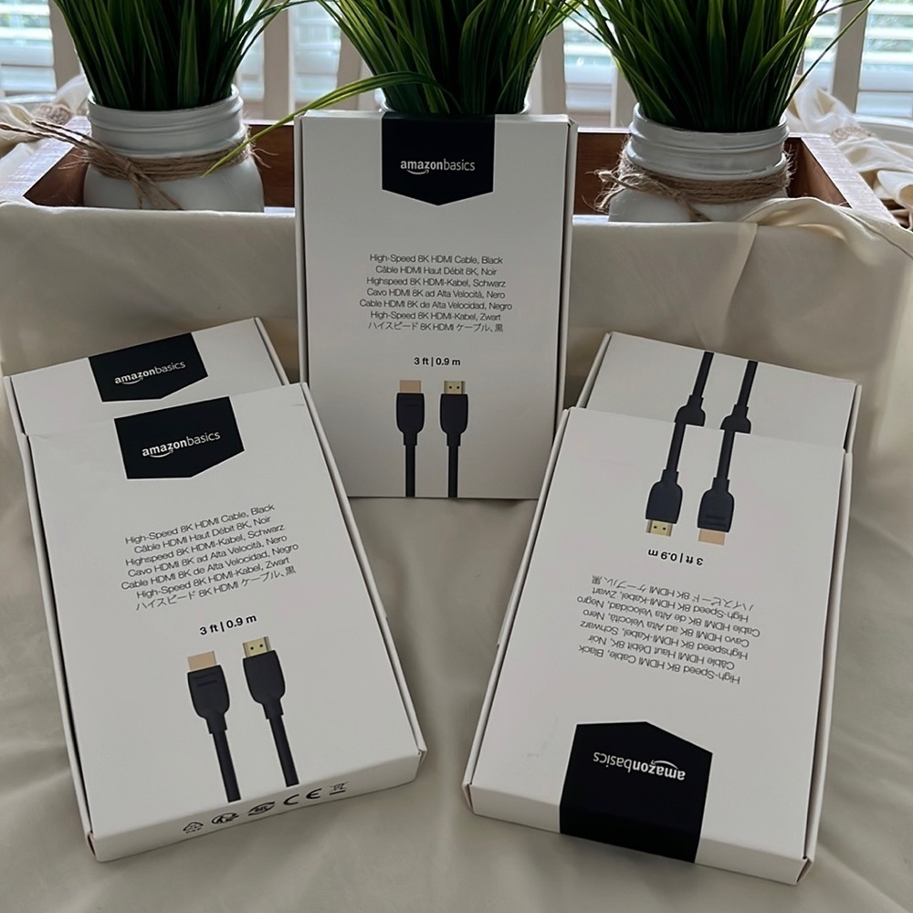 ✅Amazon Basics High Speed 8K HDMI Cable